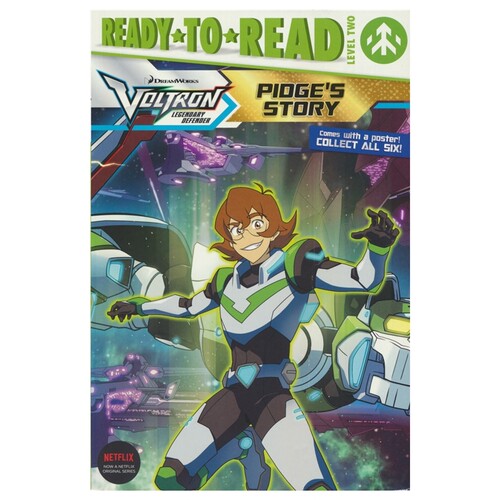 Ready to Read Pidge's Story 新战神金刚 传奇守护神 分级读物 英文原版进口儿童图书