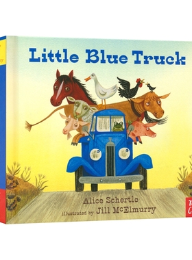 Little Blue Truck 蓝色小卡车 经典故事绘本 纸板书 交通工具 品格教育 认知启蒙 亲子睡前读物 畅销书 英文原版进口儿童图书
