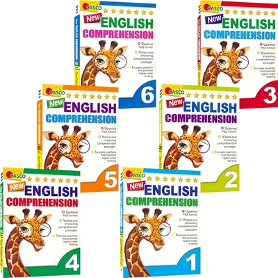 【自营】Casco New English Comprehension 1--6  新加坡英语 英语阅读理解 小学1-6年级6册 PSLE最新阅读理解题型 英文原版