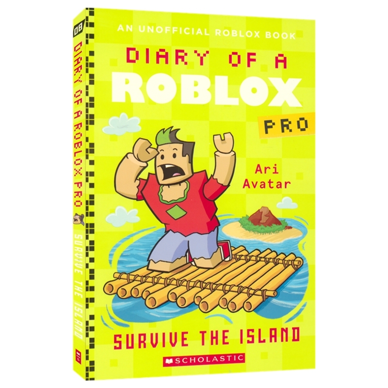 Diary of a Roblox Pro Survive the Island Roblox 高手日记 8 生存岛 章节小说 青少年英语课外读物 英文原版进口儿童图书