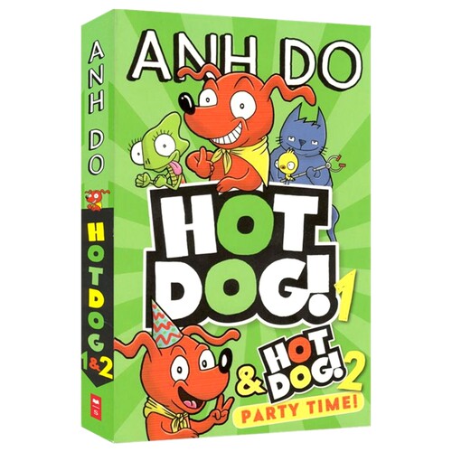 Hot Dog 1&2 热狗系列故事2合一 幽默搞笑 桥梁初级章节书 小学英语课外读物 英文原版进口儿童图书