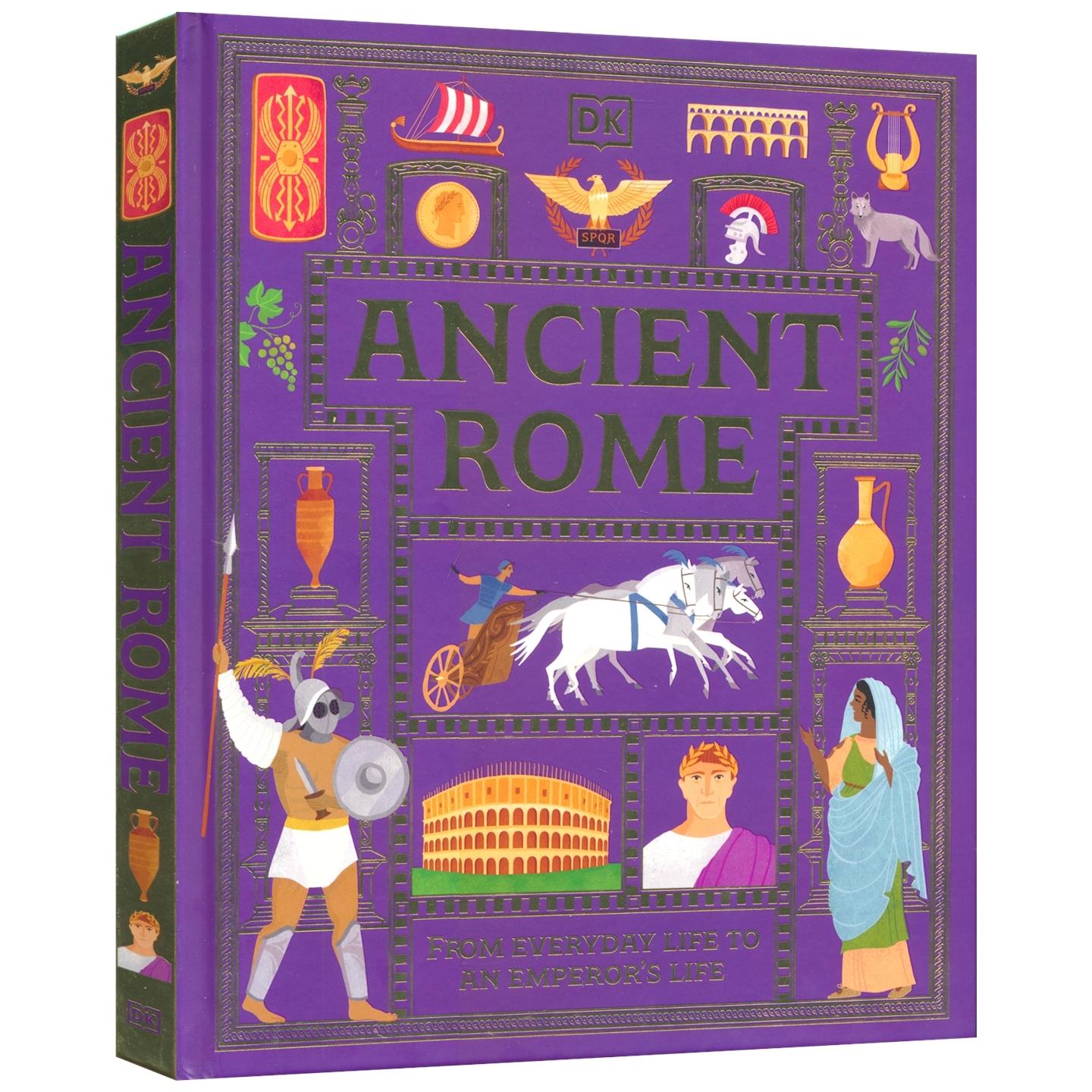 DK 古代史系列 古罗马 Ancient Rome 儿童历史读物 科普知识绘本 青少年百科读物 精装 英文原版进口童书