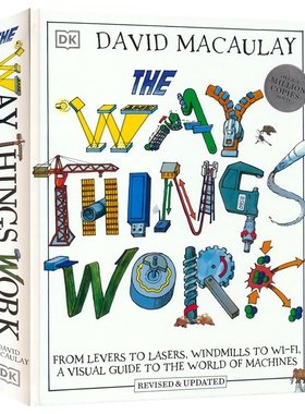 DK The Way Things Work 万物运转的秘密 科学知识 技术创新 厚本精装大百科 儿童科普读物 精美插图 英文原版进口图书