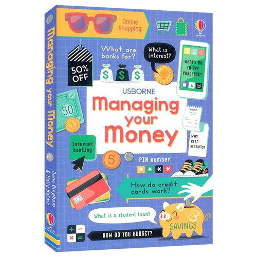 Usborne Managing Your Money Life Skills 青少年儿童理财指南  百科常识 英文学习 中学生课外读物 财商培养 英文原版进口图书