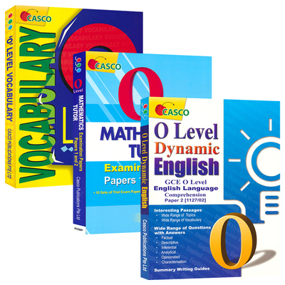 Casco O Level Vocabulary  Mathematics Tutor Exam Papers Dynamic English 新加坡英语 新加坡数学 O Level 词汇精编 测试卷