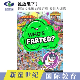 farted? 谁放屁了？趣味找找乐 儿童益智游戏 儿童课外英语读物 英文原版 专注力训练 Who