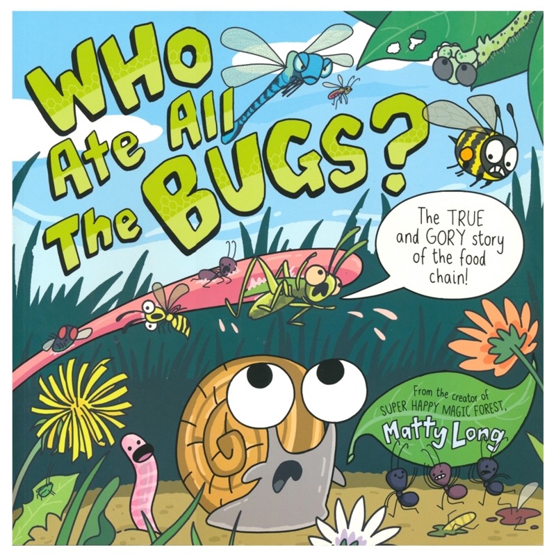 牛津精品认知绘本 食物链主题 Who Ate all the Bugs 谁吃掉了所有的虫子 赠音频 儿童冒险科普故事图画书 英文原版进口