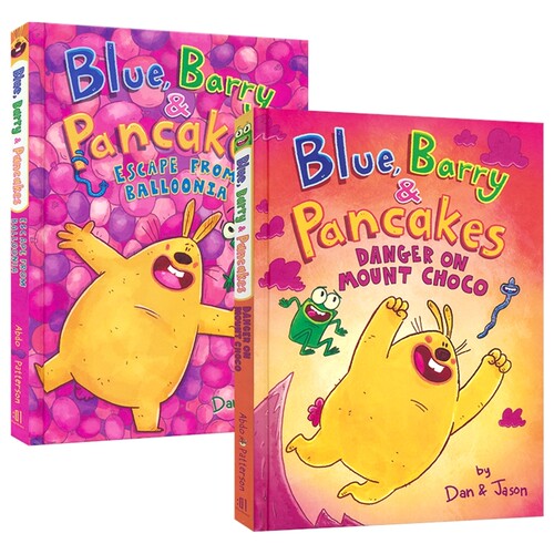 Blue, Barry & Pancakes 兔子、蠕虫和青蛙2-3 全彩桥梁漫画 小学生英语课外读物 英文原版进口儿童图书