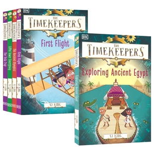 The Timekeepers DK出品 时间守护团5册 英语桥梁书 章节小说 儿童百科科普 历史主题冒险故事 英文原版进口儿童图书