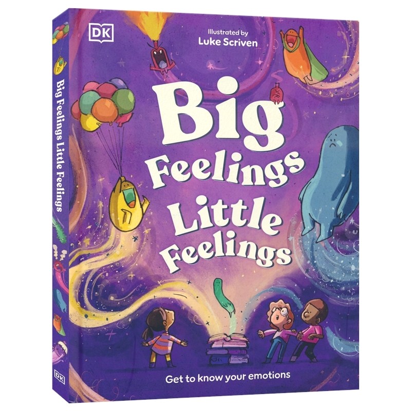 DK Big Feelings Little Feelings 大情感 小情感 情感图画书 情商管理 少儿百科科普 英语读物 英文原版进口儿童图书,书籍/杂志/报纸,儿童读物原版书,淘宝优惠券,粉丝福利购,淘宝优惠卷