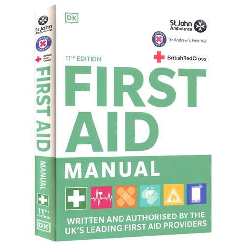 DK出品 急救手册第11版 英文原版进口 First Aid Manual 11th Edition 英国专业急救指南 百科科普读物 英国红十字会 急救救生技术