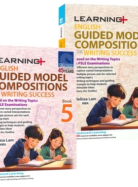 SAP 新加坡小学英语写作练习册 Learning English Guided Model Compositions For Writing Success 5-6年级作文范文教辅 英文原版