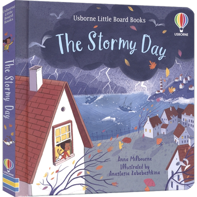 暴雨天小小纸板书英语启蒙读物