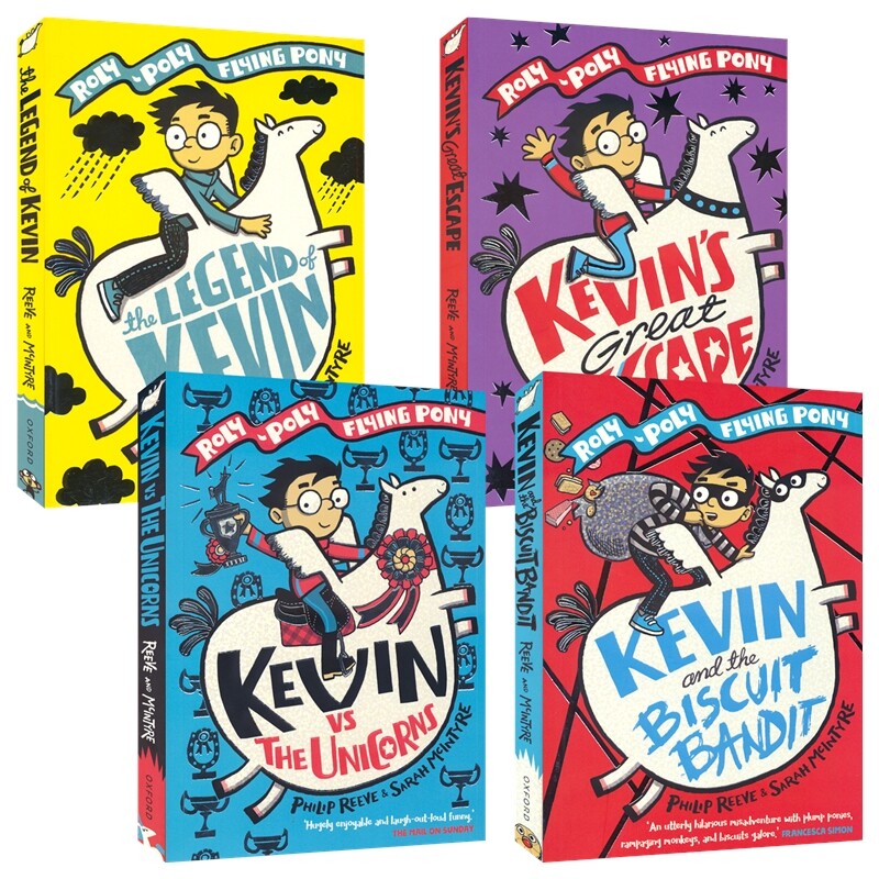 Max and Kevin 马克斯和凯文系列1-4 The Legend of Kevin 桥梁书 初级章节小说 中小学英语课外读物 英文原版进口儿童图书