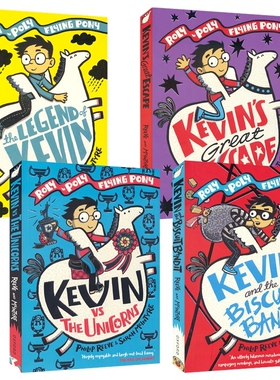 Max and Kevin 马克斯和凯文系列1-4 The Legend of Kevin 桥梁书 初级章节小说 中小学英语课外读物 英文原版进口儿童图书