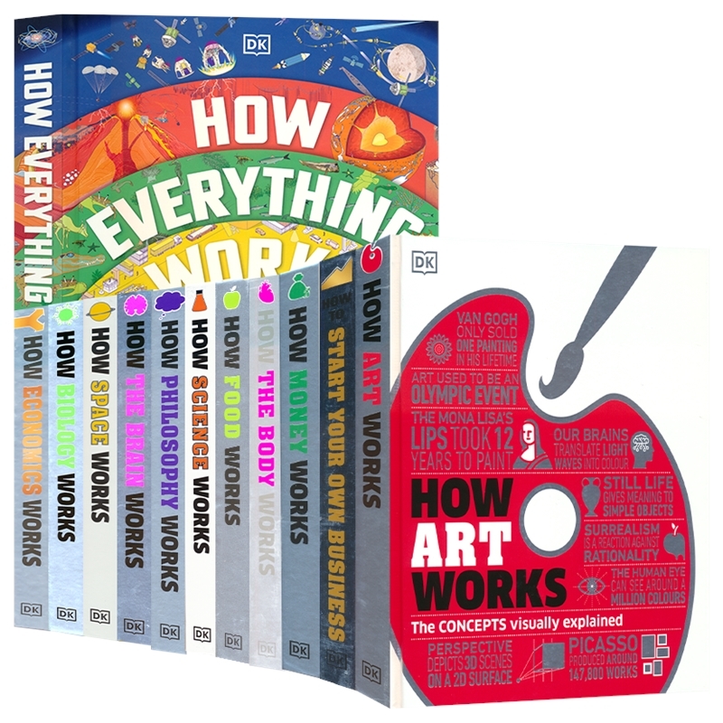 DK How Everything Works How It Works Space Economics Biology 万物如何运作 拆解大百科 太空 经济学 科学 生物 金钱 英文原版