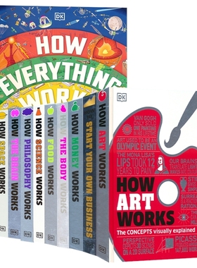 DK How Everything Works How It Works Space Economics Biology 万物如何运作 拆解大百科 太空 经济学 科学 生物 金钱 英文原版