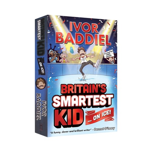 Britain's Smartest Kid ... On Ice! 英国最聪明的孩子在冰上 章节小说 冒险故事 青少年英语课外读物 英文原版进口儿童图书