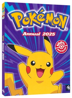 Pokémon Annual 2025 宝可梦2025年鉴 官方授权 神奇宝贝豪华版手册 宝可梦宝典 益智活动书 角色全解析 英文原版进口儿童图书