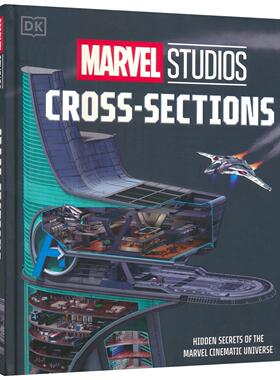 DK Marvel Studios Cross-Sections 漫威工作室剖面图集 揭秘漫威工作室 青少年百科科普 英语课外读物 精装 英文原版进口儿童图书