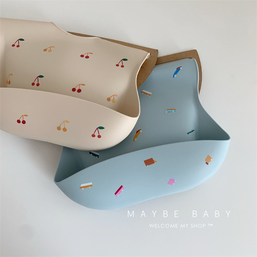 韩国儿童围兜宝宝硅胶饭兜婴儿