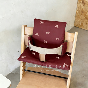 韩国ins宝宝椅垫适用Stokee儿童成长餐椅坐垫婴儿餐垫防水垫座垫