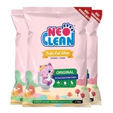 Neo xintian plants tofu кошачьи пески поглощение, быстро неплозное дно, активированное углеродное дезодорирование, 2,5 кг3 упаковки/15 кот