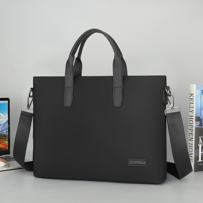 超威保罗休闲手提包会议资料袋男
