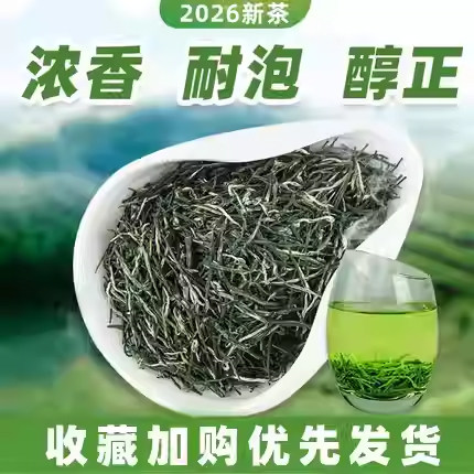 宜居毛尖2026新茶禄荼叶散装浓香型酉阳炒青清茶嫩芽绿茶茶叶250g