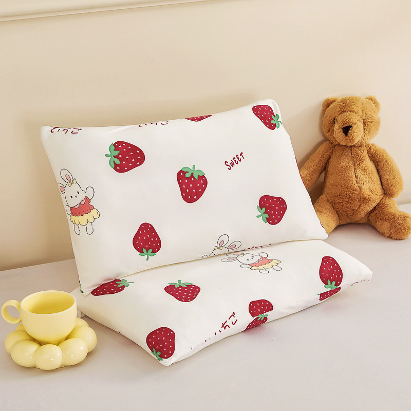 儿童枕头幼儿园3-6-10岁针织棉宝宝枕头四季通用午睡小学生枕芯