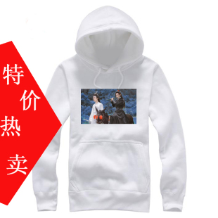 魏无羡蓝忘机王一博同款陈情令肖战周边白色套头卫衣黑色男女款