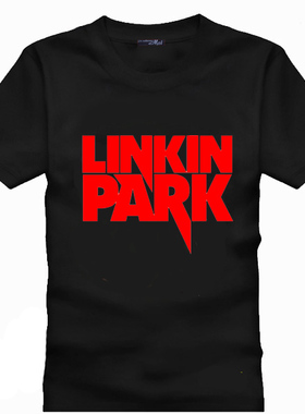 林肯公园黑色2020t恤短袖摇滚嘻哈衣服LinkinPark男女装周边同款