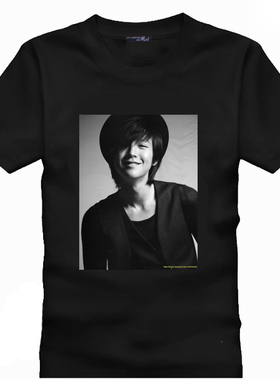 张根硕亚洲巡演会周边I JUST WANNA HA黑色款衣服会服同款DIYT恤