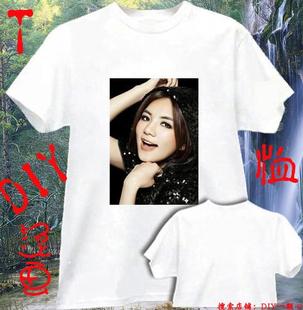 S.H.E陈嘉桦Ella周边同款衣服会服DIY班服情侣装亲子装定制纯棉衫