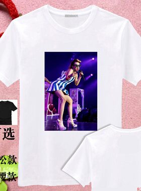 蔡依林Play世界巡回演唱会周边图案同款后援衣服会服T恤男女生DIY