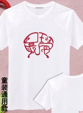 班服初中生纯棉短袖文化衫定制