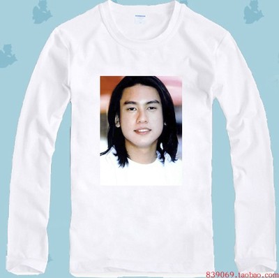 F4流星花园周边衣服同款长袖男女装T恤朱孝天西门刻字logoDIY定制