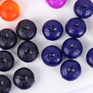 饰品摆设过家家玩道具 仿真水果假蓝莓模型DIY手工材料配件拍照装