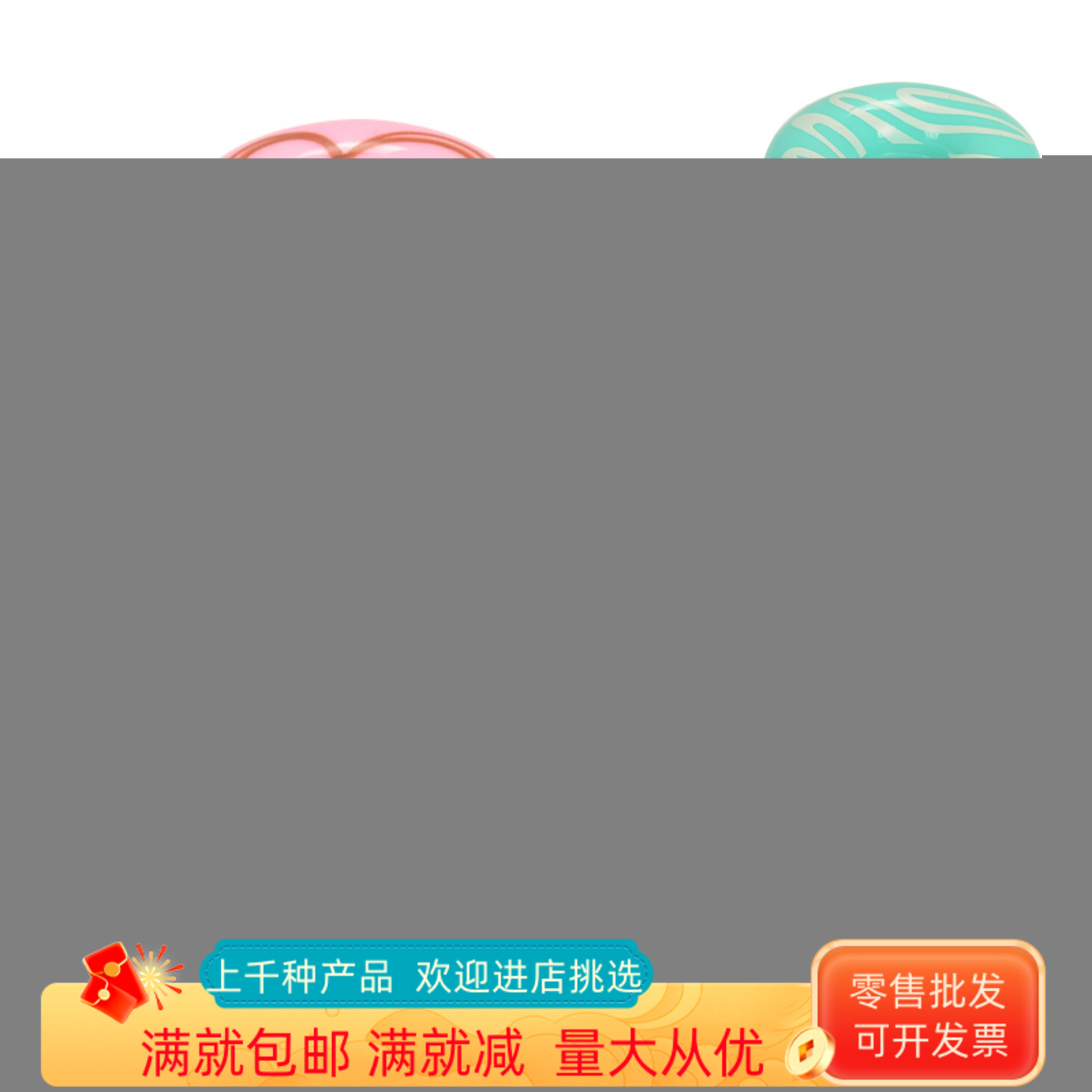 仿真塑料甜甜圈过家玩具芭比娃娃屋假食物面包点心教学益智装饰品