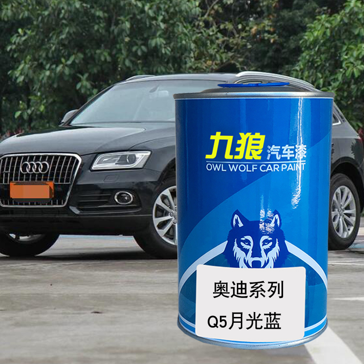 九狼汽车喷烤色漆奥油漆迪Q5Q7改色漆月光蓝旋风黑朱鹭白巴西米色