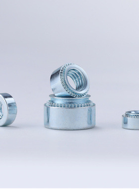 镀锌压铆螺母压铆螺帽环保压板件圆螺丝帽S-M2.5M3M4M5M6M8M10