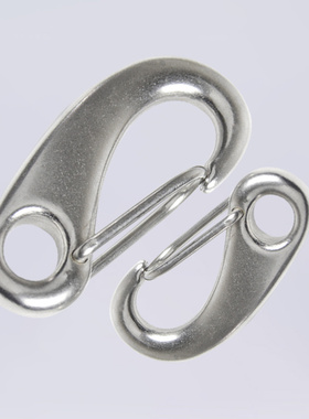 304不锈钢蛋型弹簧扣龙虾钩蛋形卸扣钢丝绳快挂蛋钩M30M50M70M100