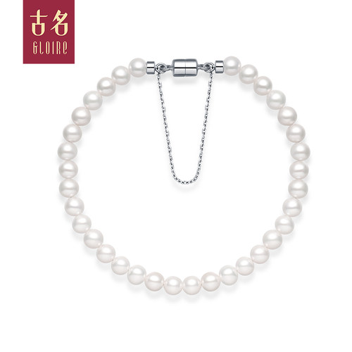 天然淡水珍珠手链S925银淡水