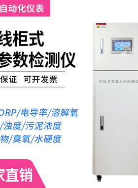 在线多参数水质检测仪壁挂式余氯检测仪PH溶氧仪浊度仪电导率仪6