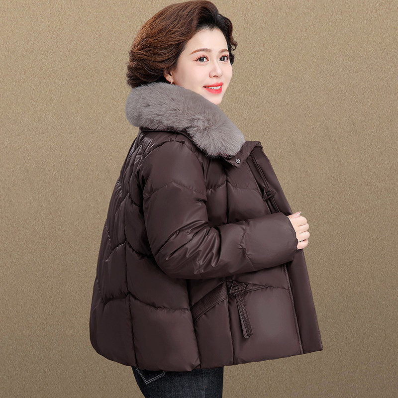 中年妈妈冬季棉服女2025新款时尚休闲毛领棉袄中老年女装保暖棉衣,女装/女士精品,中老年女装,淘宝优惠券,粉丝福利购,淘宝优惠卷