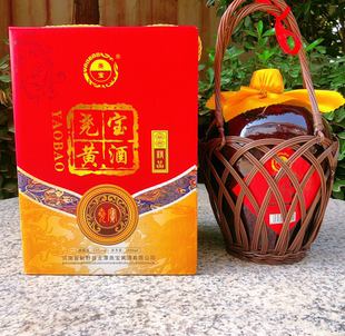 南阳新野龙潭尧宝干汁黄酒中原风味地道5斤装13%半甜黄酒