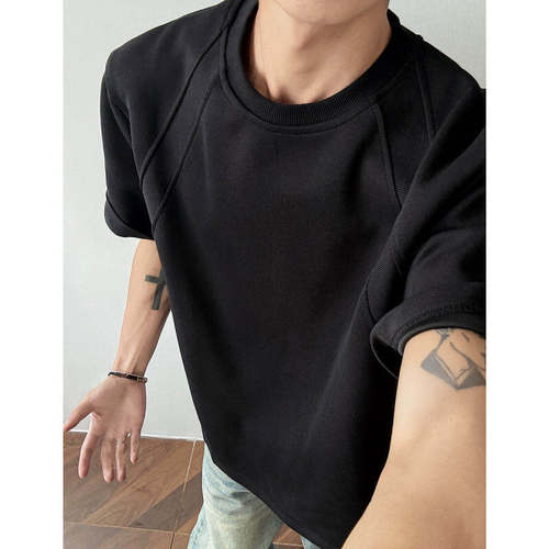 曼巴棉空气层美式短袖