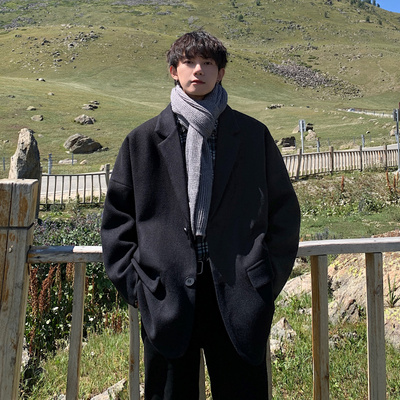 秋冬短款毛呢外套高级感