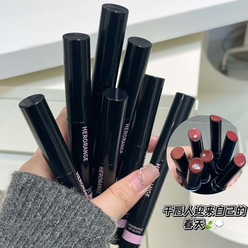 HERORANGE~镜采炫泽润透唇冻滋润水光镜面嘟嘟唇韩系显嫩固体唇蜜