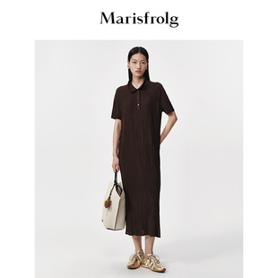 绉感肌理直身衬衫 Marisfrolg玛丝菲尔2026夏新款 裙 肌理美学